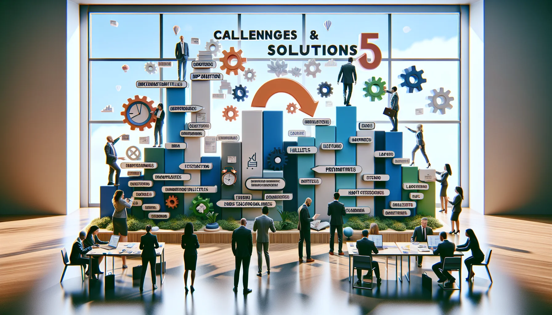 Learners engaging microlearning gamification modules on smartphone screens