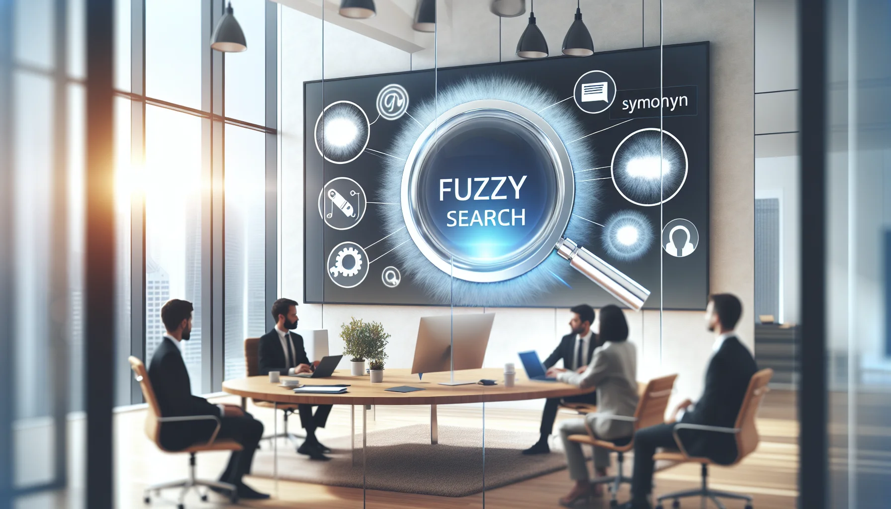Engineer testing fuzzy search and synonym matching in LMS
