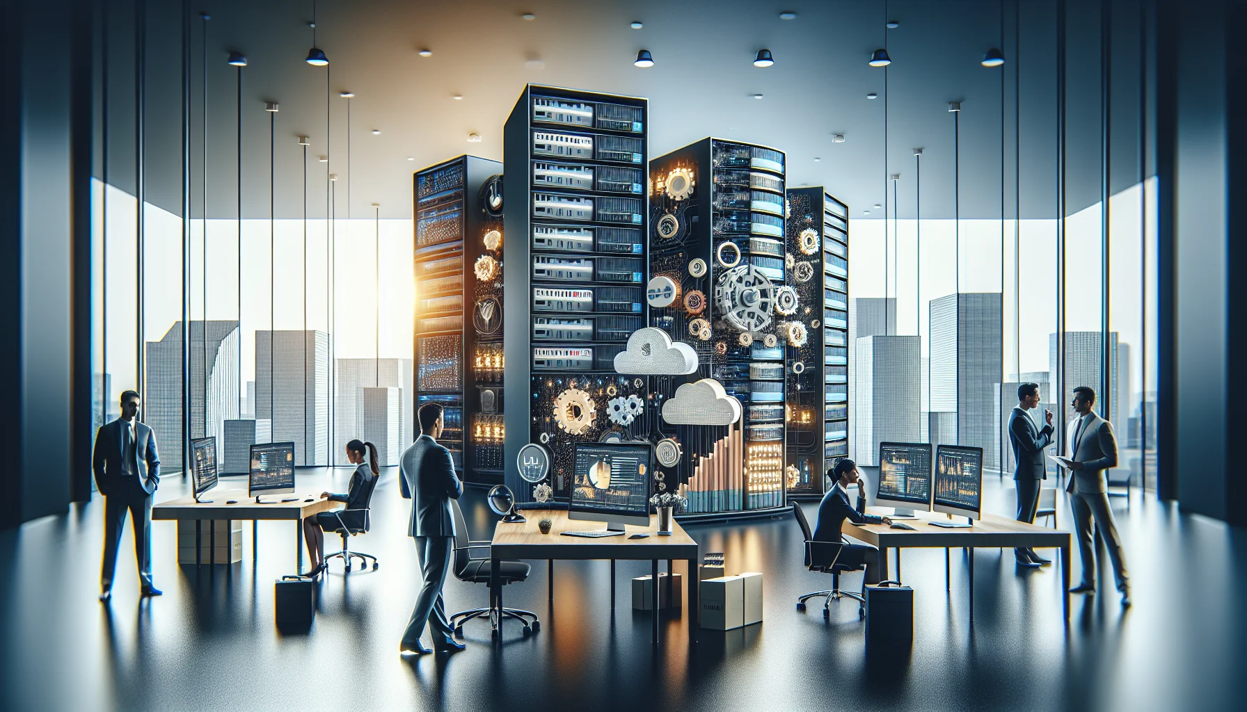 Architect reviewing open-source vector database vs managed vector DB diagram