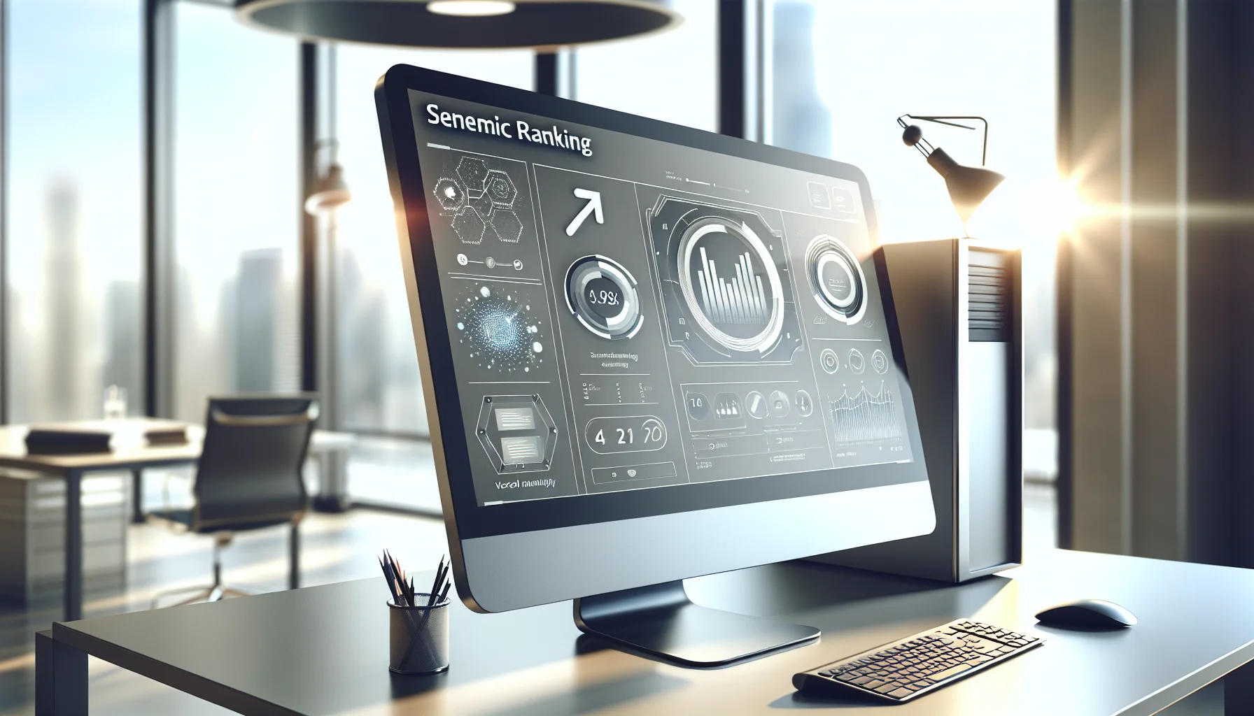 Dashboard showing semantic ranking and re-ranking performance