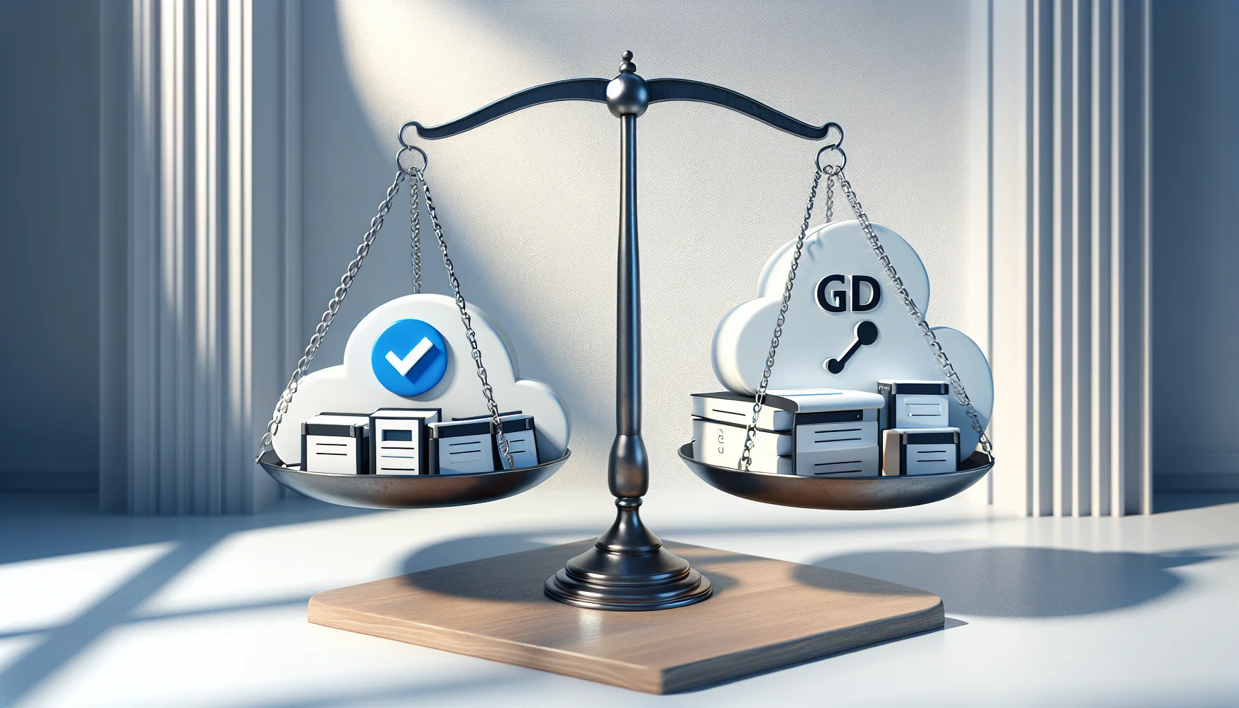 IT team evaluating on-premise LLM versus cloud hosting options