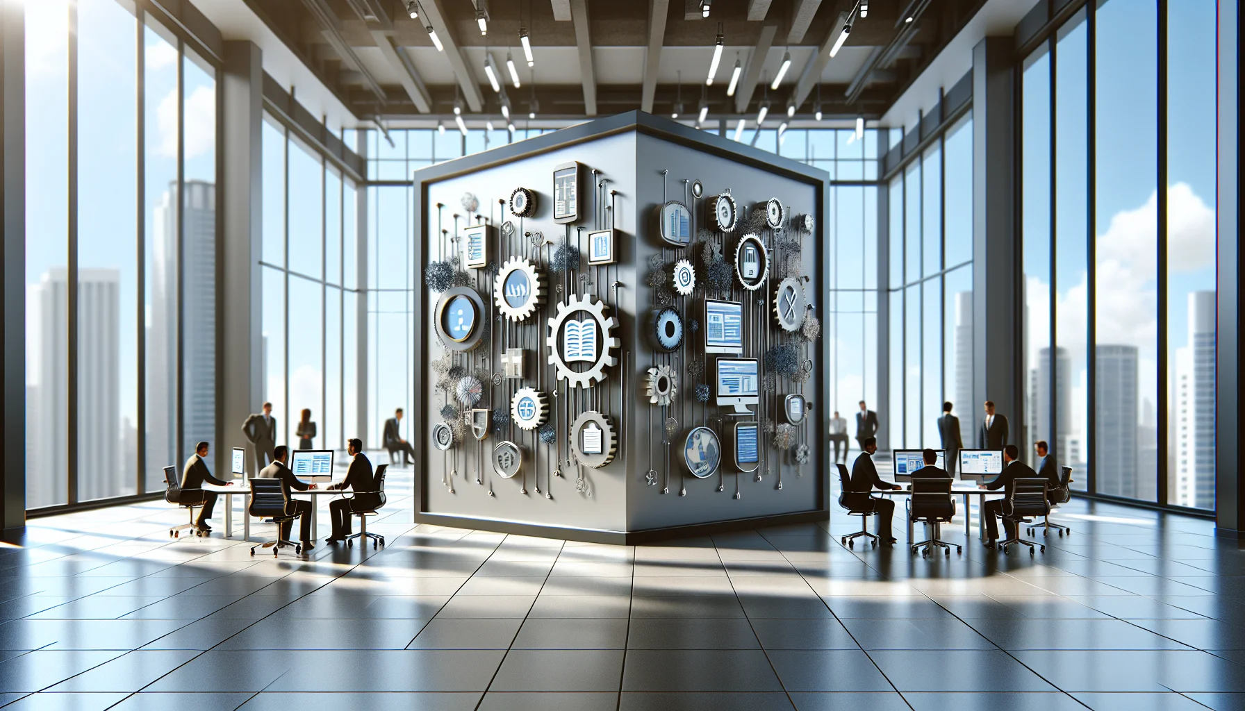 Executives reviewing LXP vs LMS comparison and migration timeline