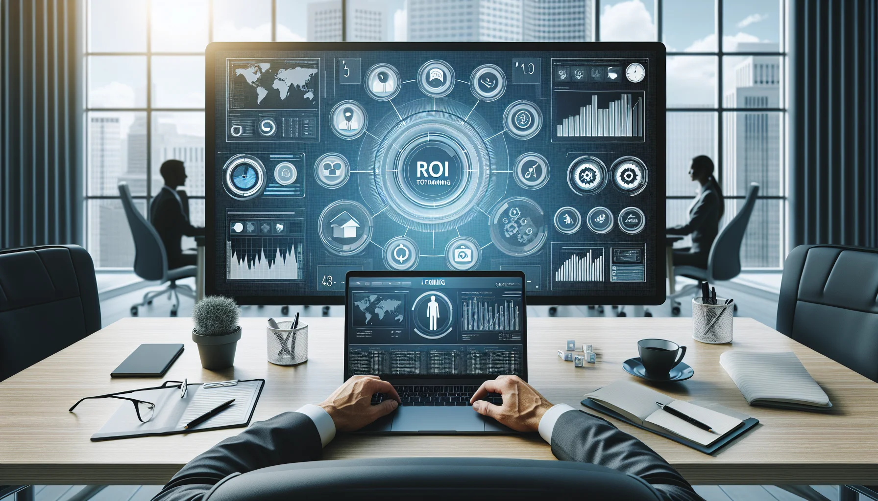 Analyst dashboard showing statistical benchmarking methods and percentile comparison