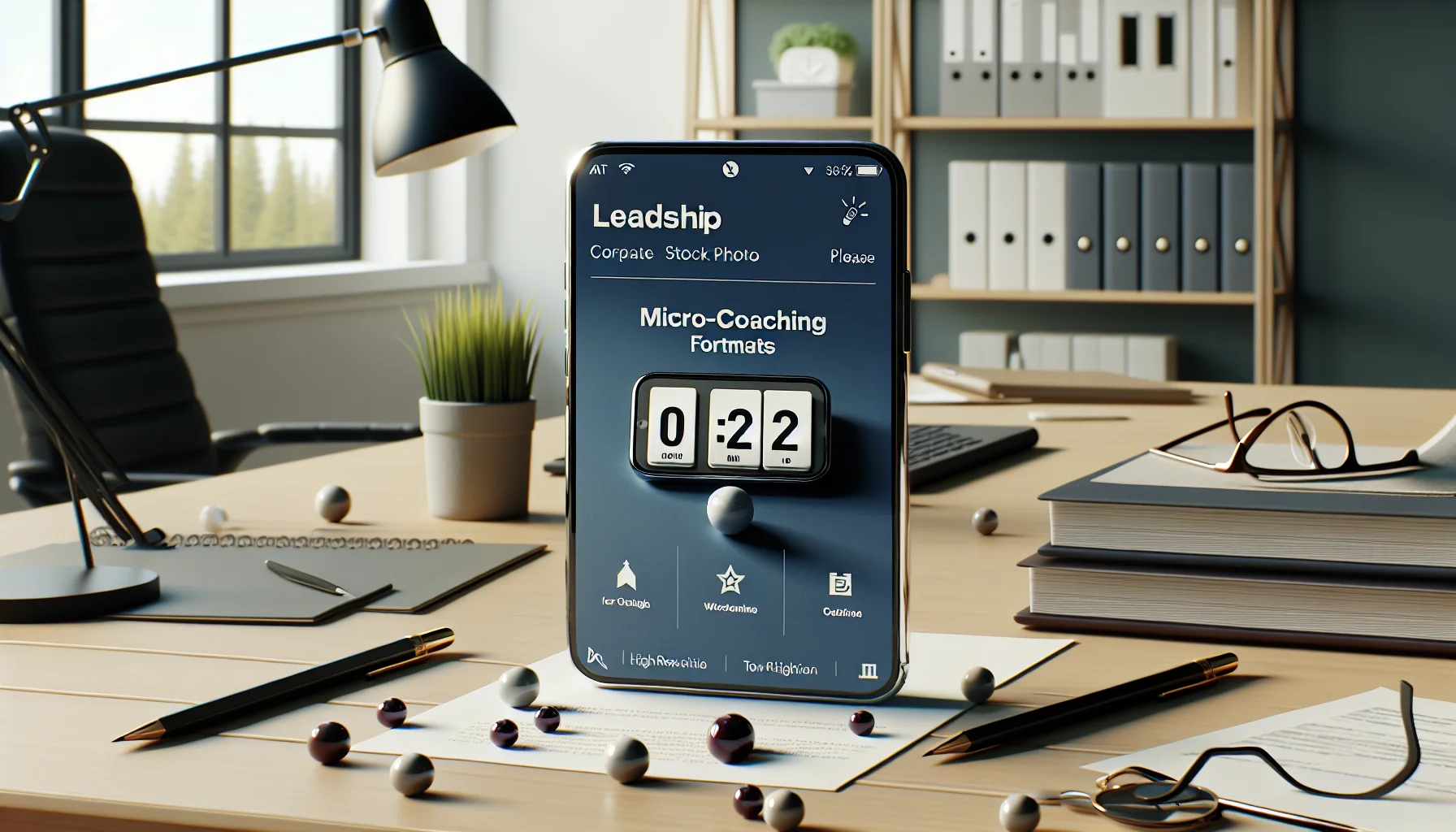 Person using smartphone reviewing micro-coaching content formats