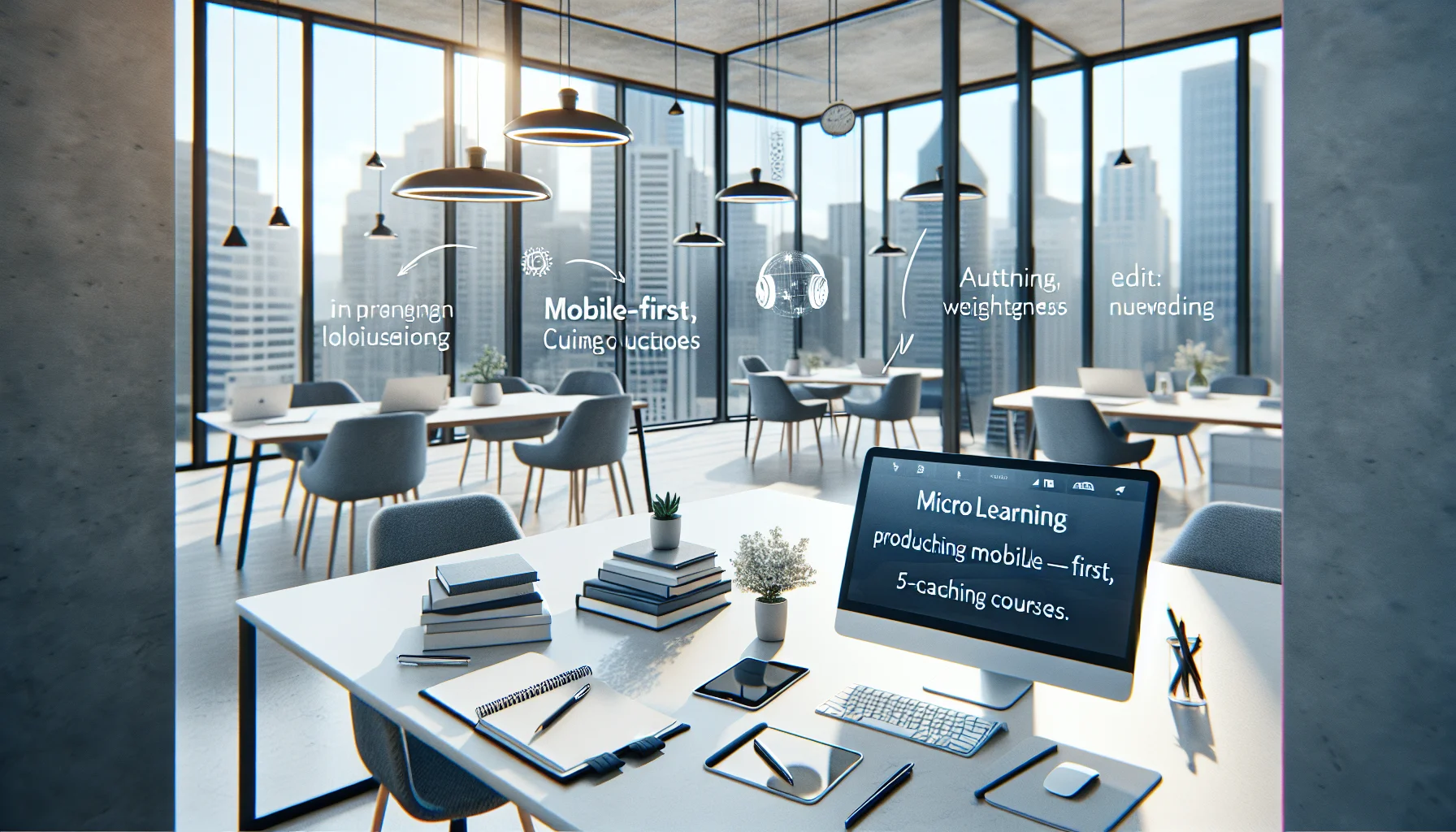 Creators using microlearning authoring tools to build 5-minute coaching
