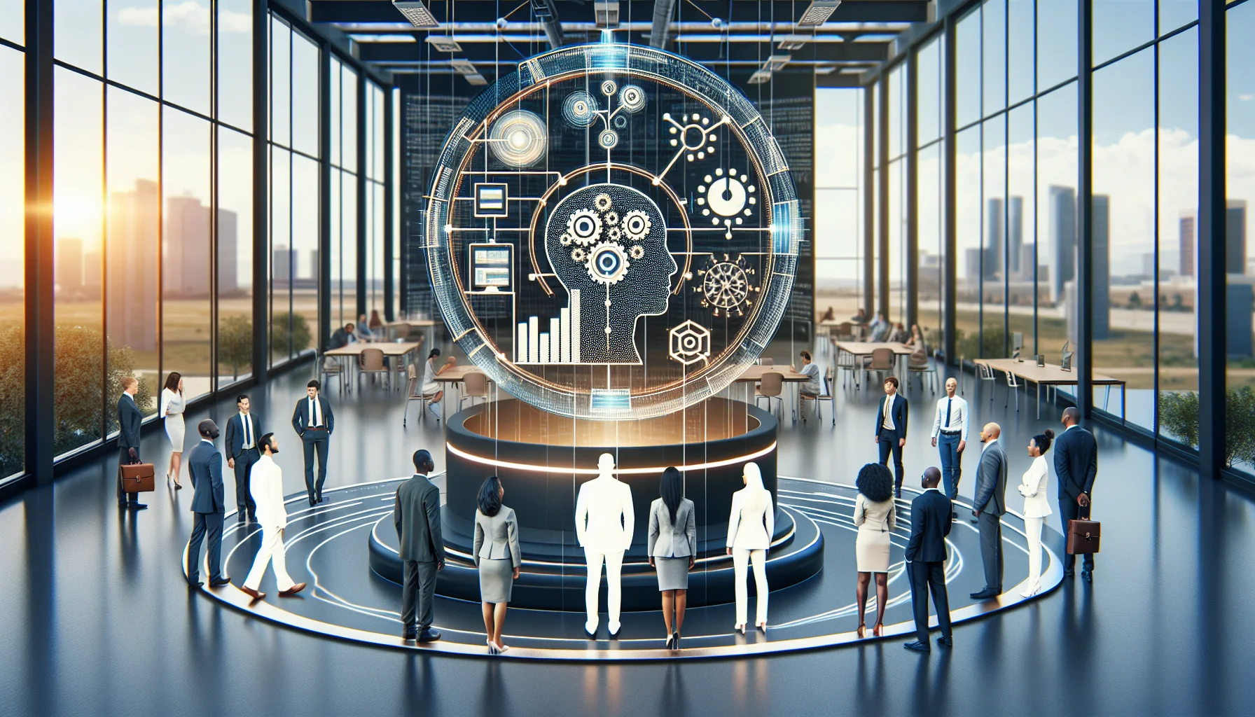 HR team reviewing machine learning turnover prediction model metrics