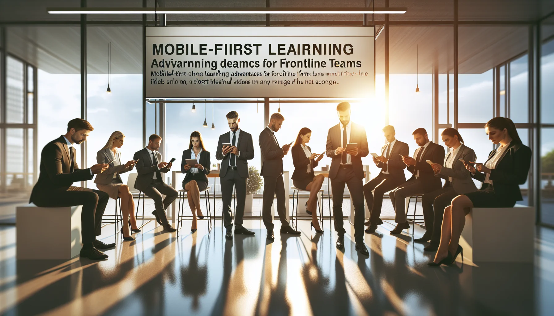 Mobile learning formats examples: 60s video, quizzes, job aids