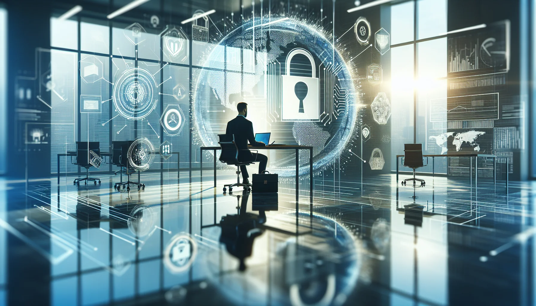 Executive viewing priority phishing KPIs on one-page dashboard