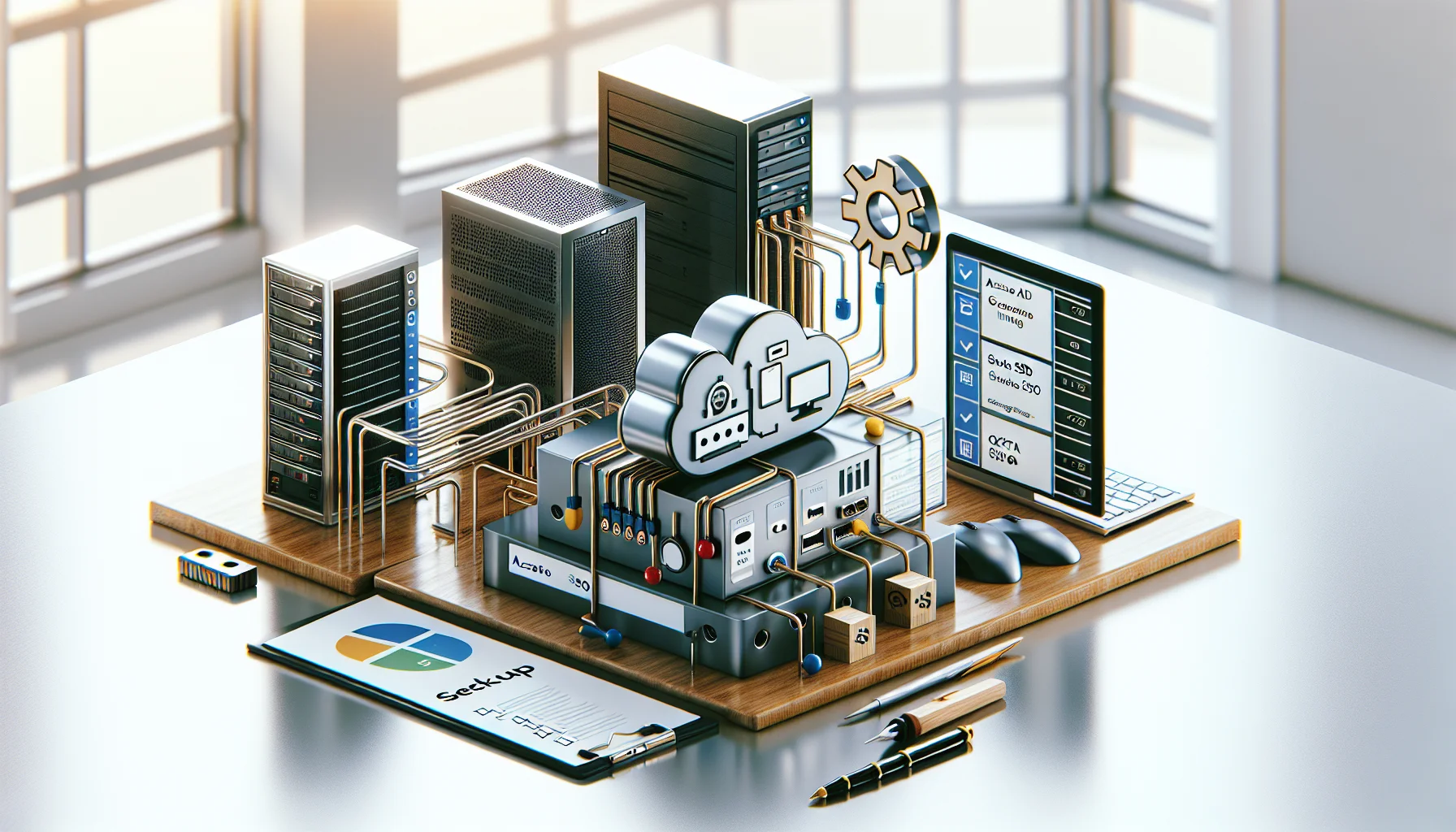 IT team reviewing SSO tools integration for Microsoft 365 setup