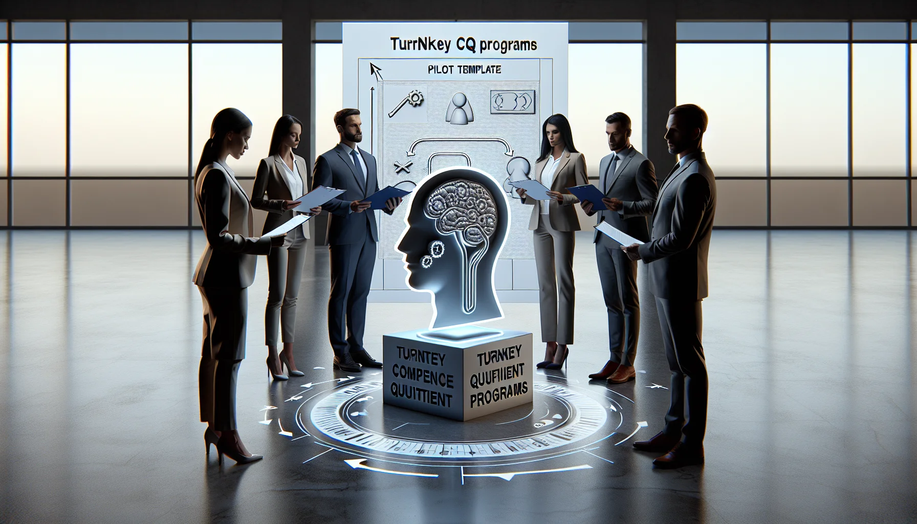Recruiters reviewing turnkey CQ programs pricing and vendor matrix